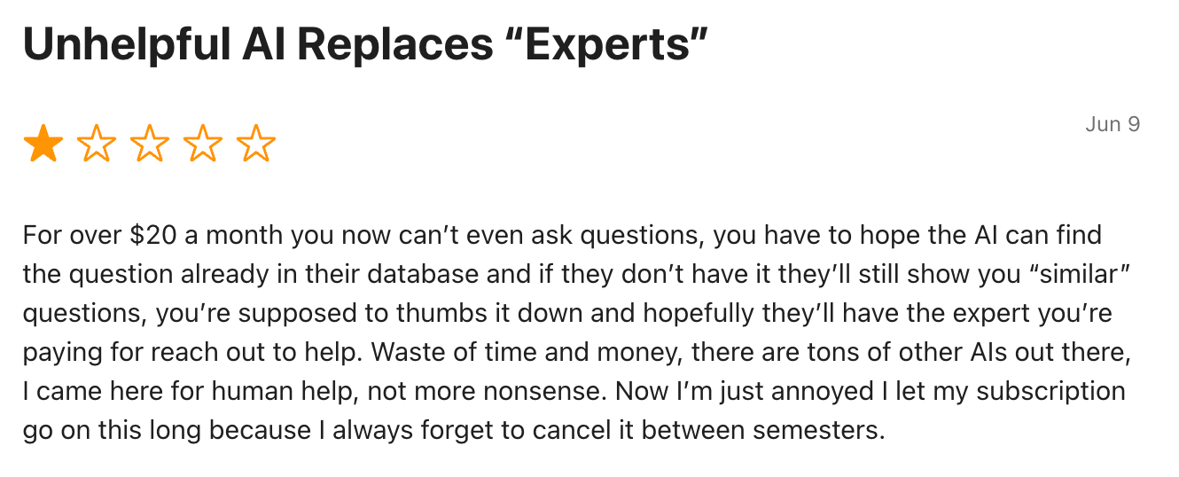 Reviews on Chegg from Students and Parents: How Good Is the Approach?