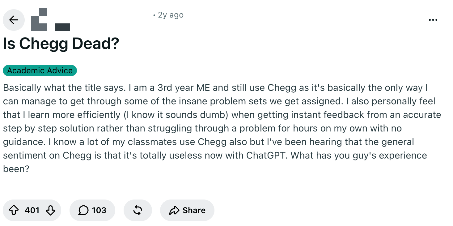 Chegg Pros