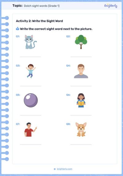 Dolch sight words_PDF1