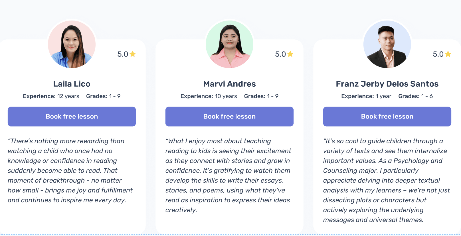 Interactive online learning and highly qualified teachers