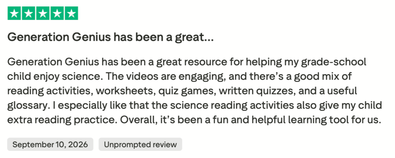 Generation Genius Reviews: Benefits