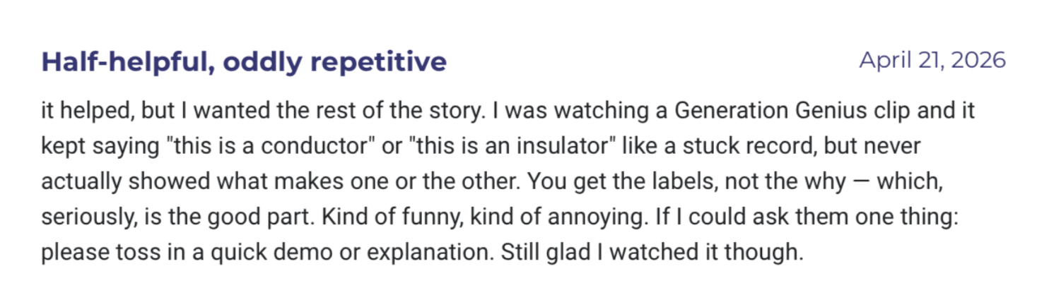 Generation Genius Reviews Complaints