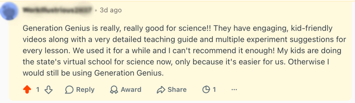 Generation Genius Review: Learning Approach