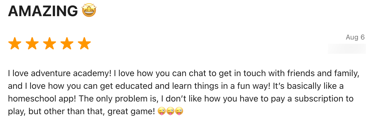 Adventure Academy Reviews, Complaints & Positive Feedback