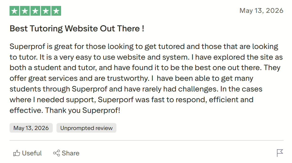 How Does Superprof Work? User Experience Feedback