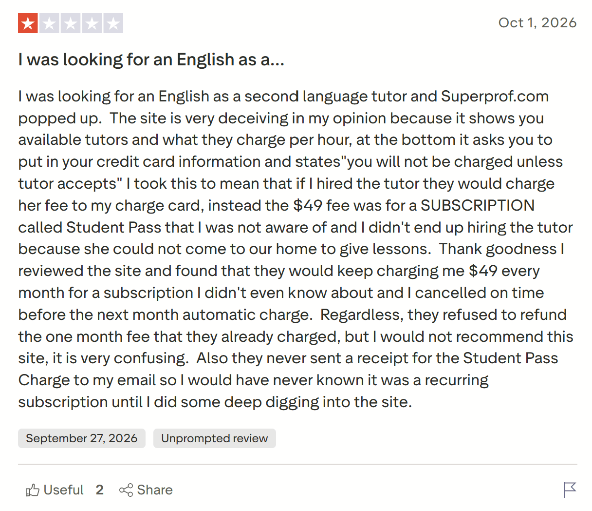 What Users Say About Superprof Pricing