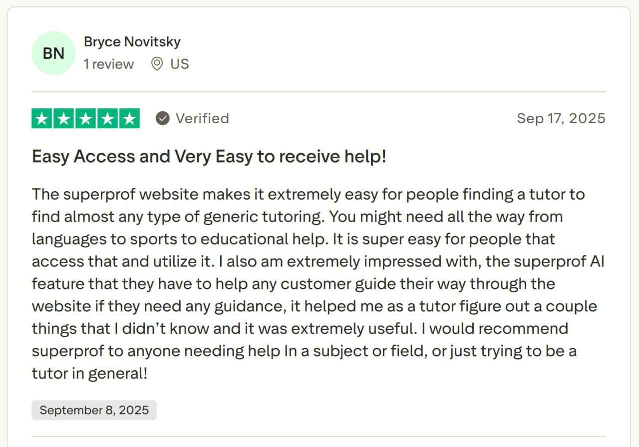 Superprof online teaching pros and cons