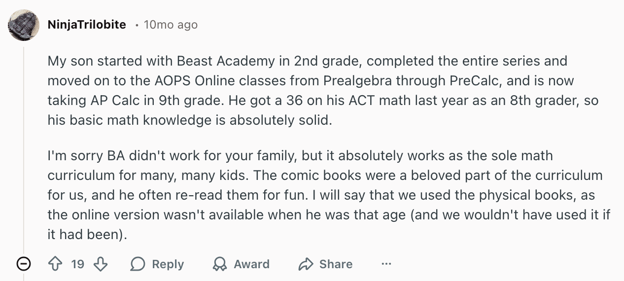 Beast Academy math curriculum review: Unique, but not for everyone