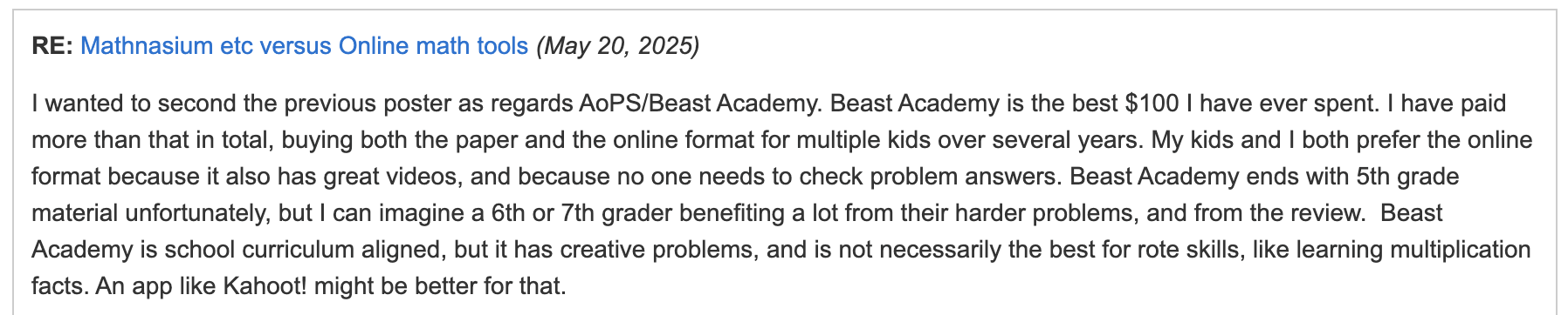 Beast Academy math curriculum review: Unique, but not for everyone