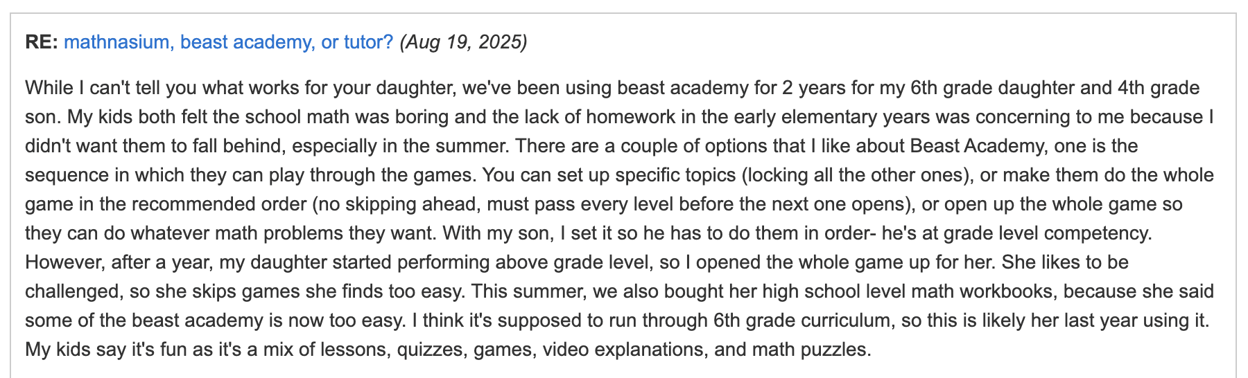 Beast Academy math curriculum review: Unique, but not for everyone