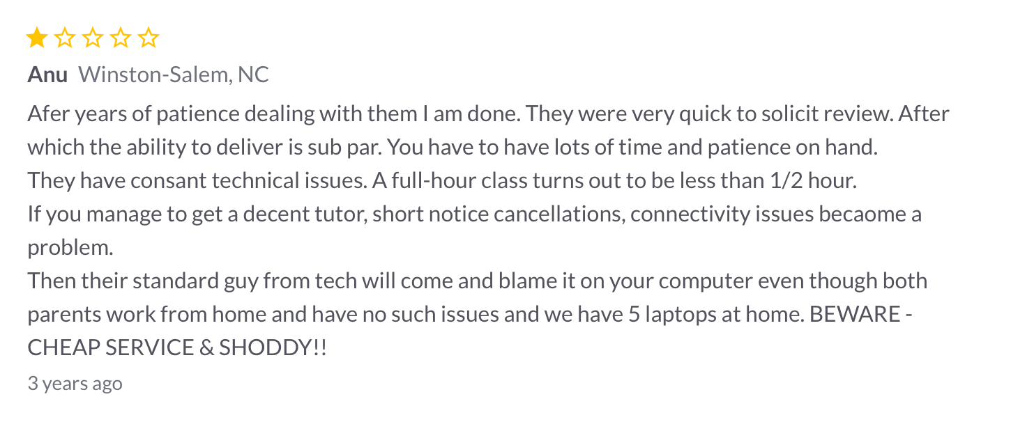 Growing Stars reviews complaints