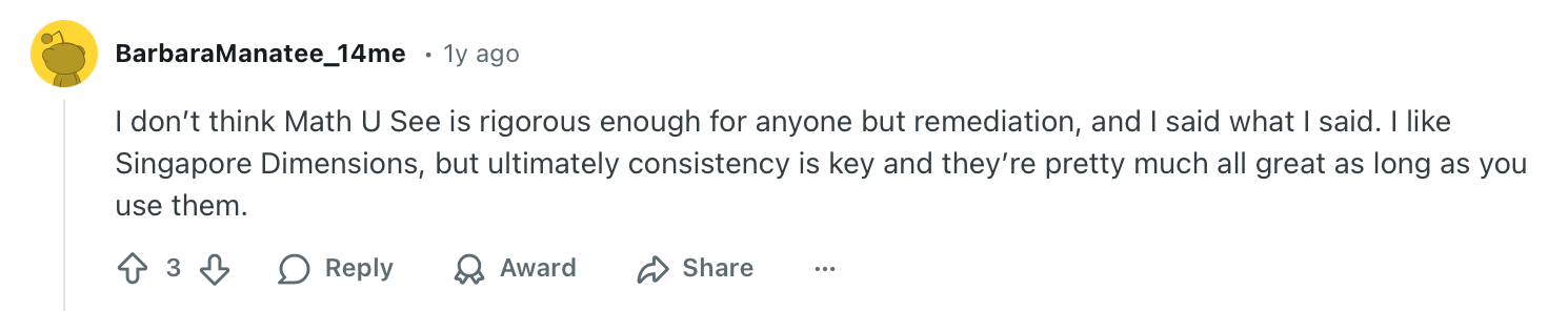 What users love about Math U See