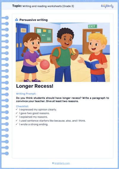 Persuasive Writing Worksheets 2