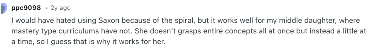 What are the pros and cons of Saxon Math?