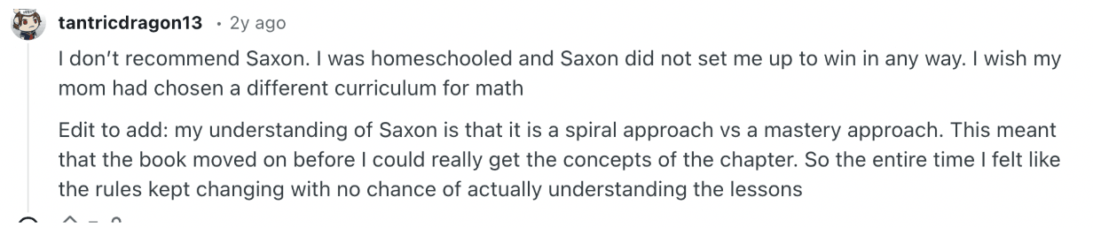 Saxon Math reviews Reddit: Do parents love the program?