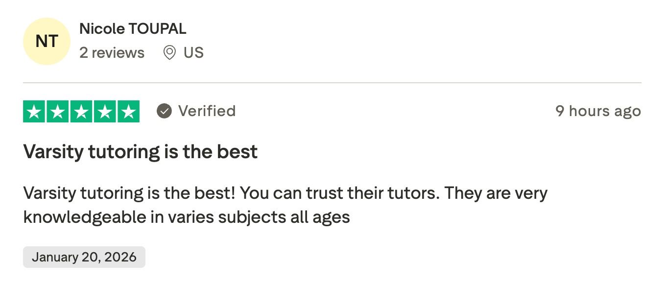 Varsity Tutors reviews