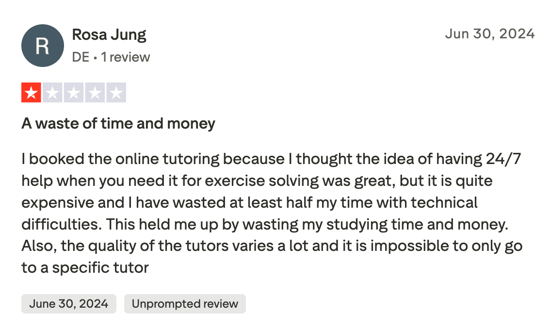 Tutor.com pricing reviews: What users say about the cost