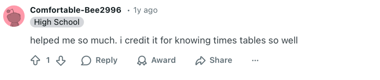 XtraMath reviews Reddit: Real user feedback