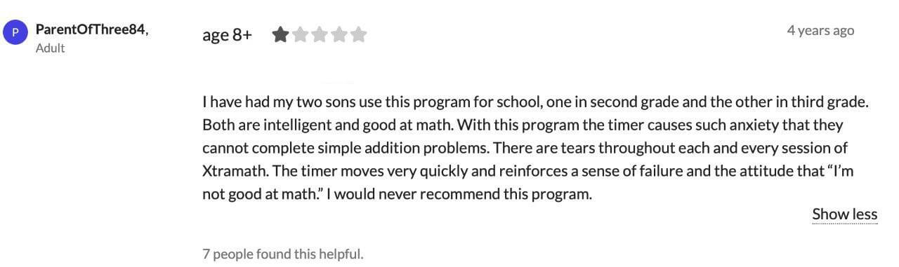 What are the pros and cons of XtraMath?