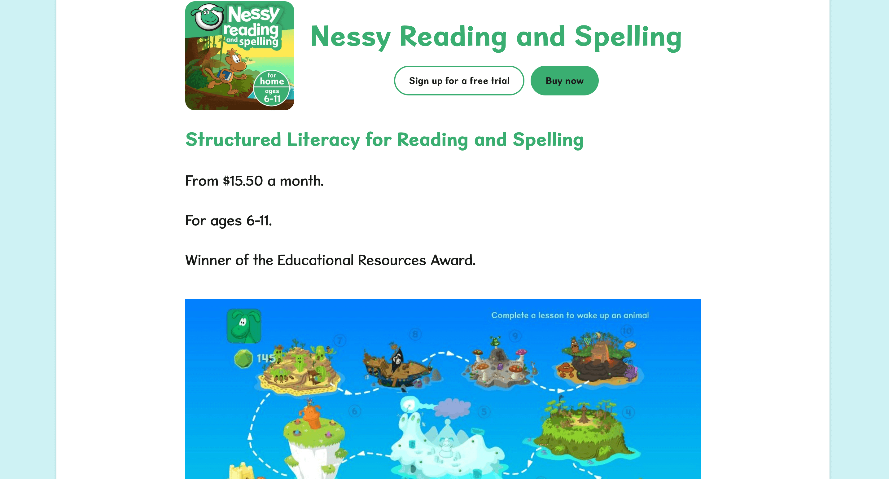 #3 Nessy Reading & Spelling