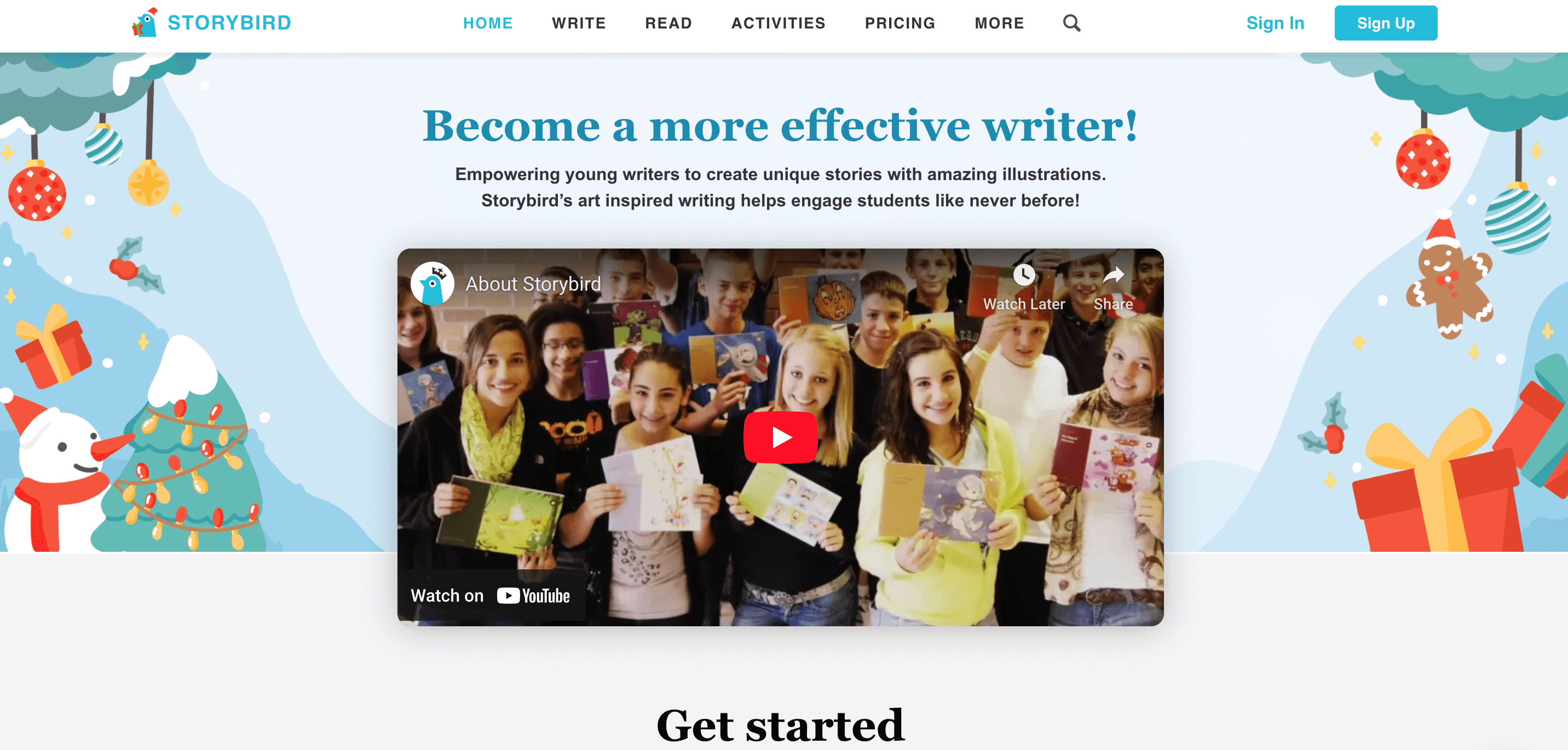 #5 Storybird creative writing tools for kids