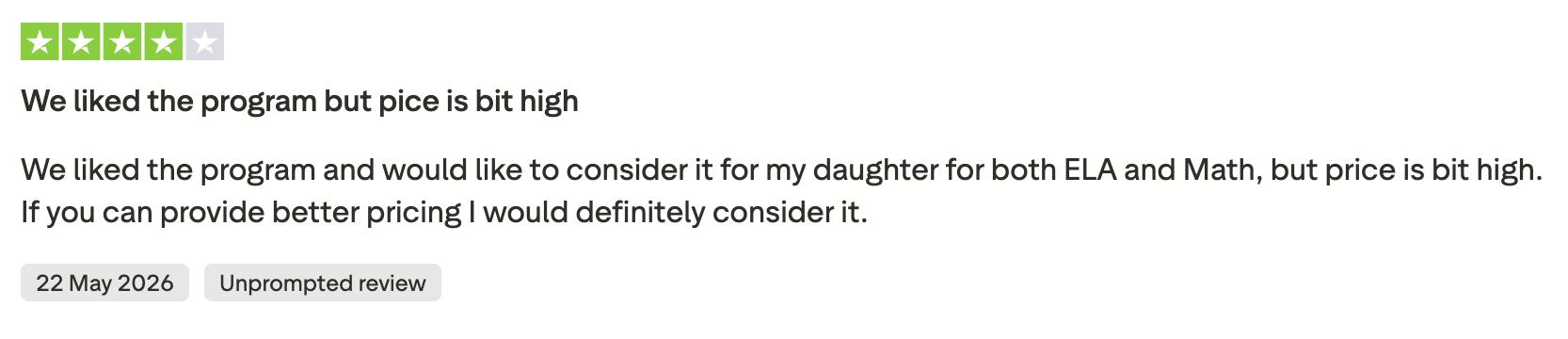 Brighterly Reviews