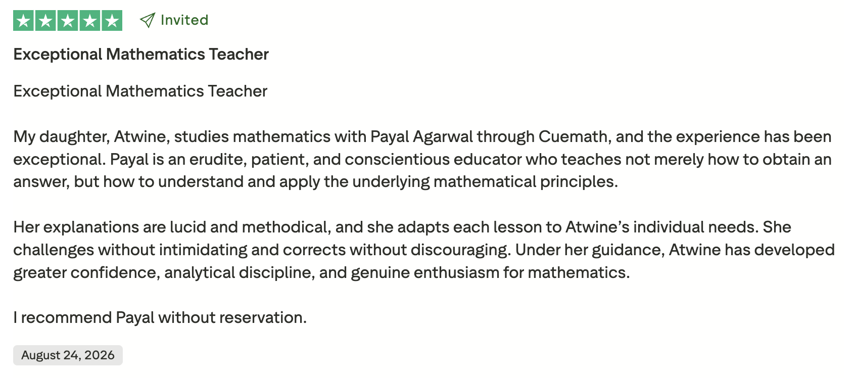 Cuemath Reviews