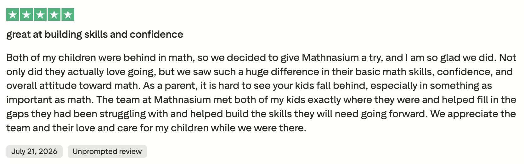 Mathnasium Reviews
