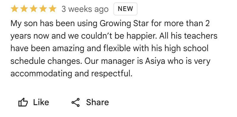 Growing Stars Tutoring Reviews: Benefits