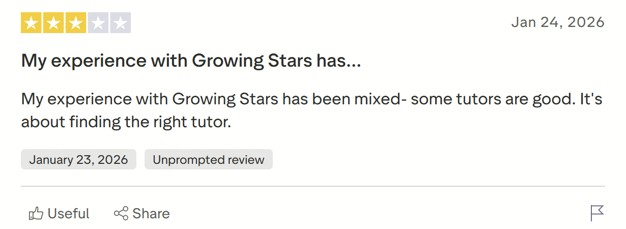 Growing Stars Reviews: Complaints