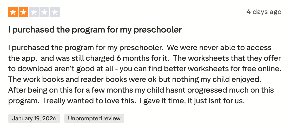 Hooked on Phonics pros and cons