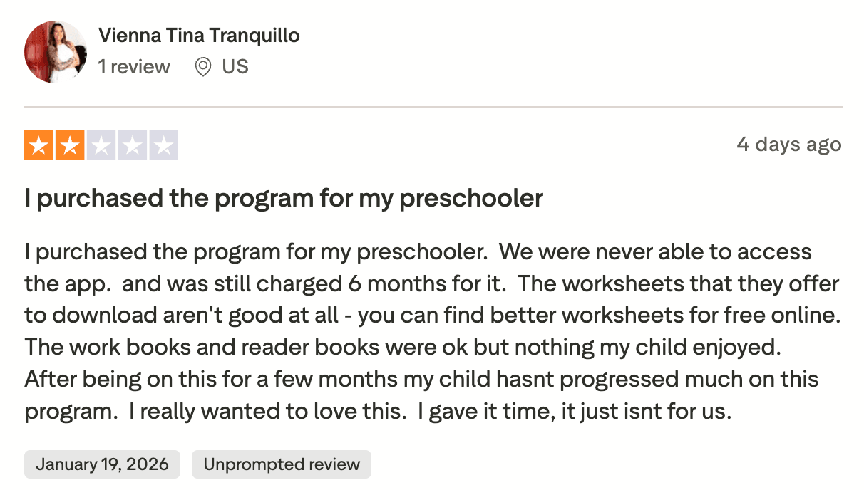 Hooked on Phonics pros and cons