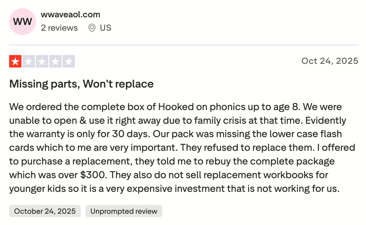 Does Hooked on Phonics work?