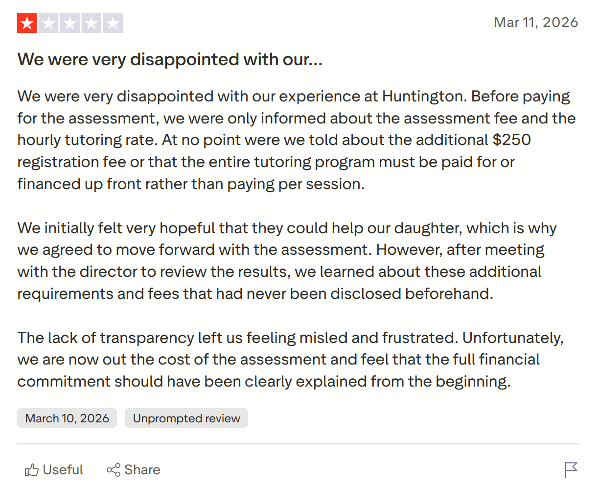 Huntington Learning Center Pricing Reviews: Is It Worth the Cost?
