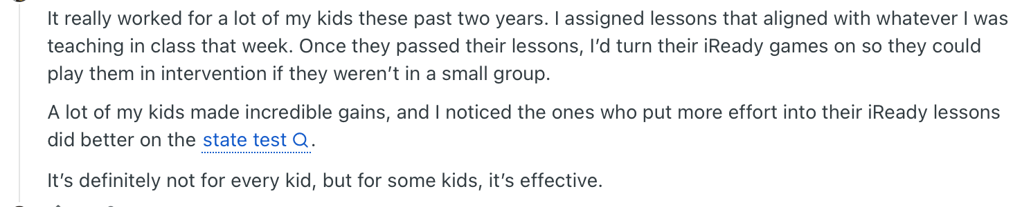 iReady reviews Reddit & Trustpilot: Real user feedback