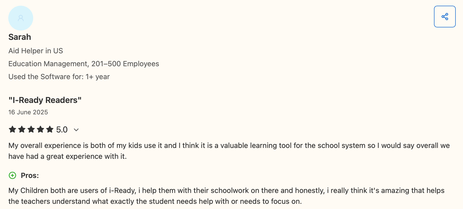 What are iReady pros and cons?