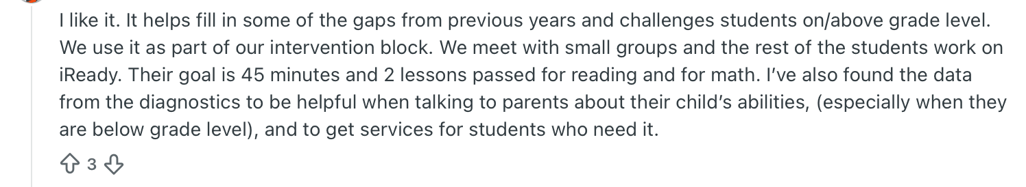 What are iReady pros and cons?