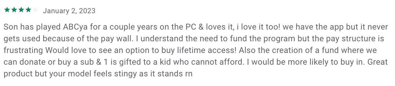 How much is ABCya: Pricing plans & options