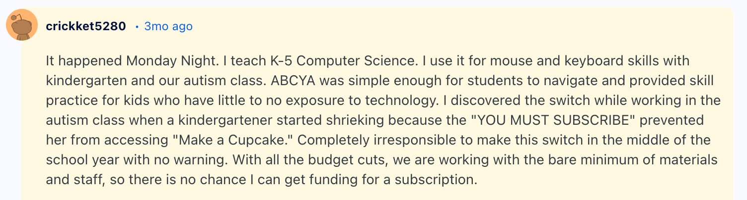 ABCya reviews complaints