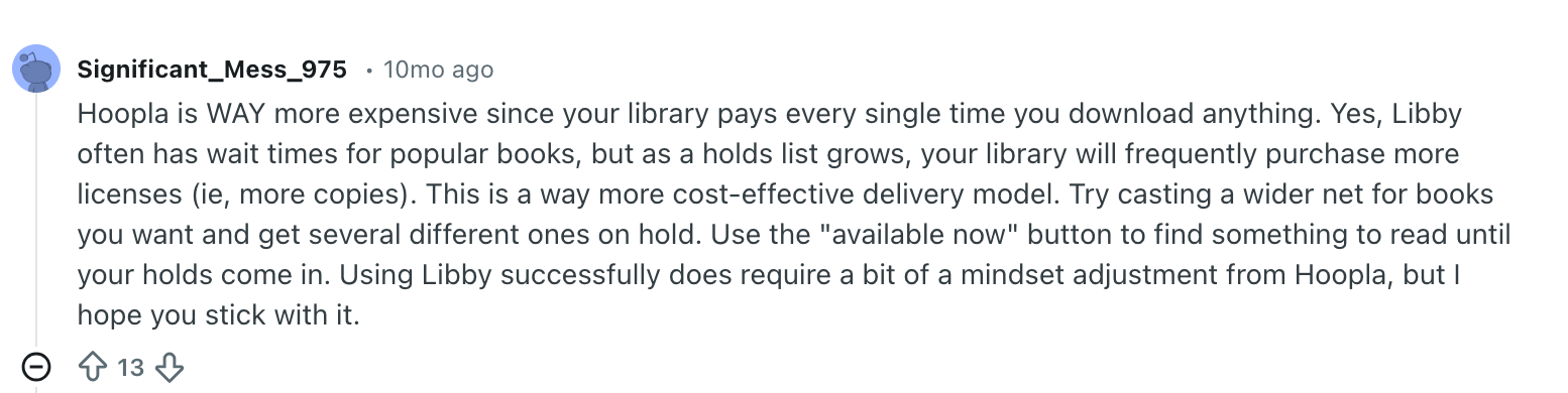 Is Libby actually good & Does it match user expectations?