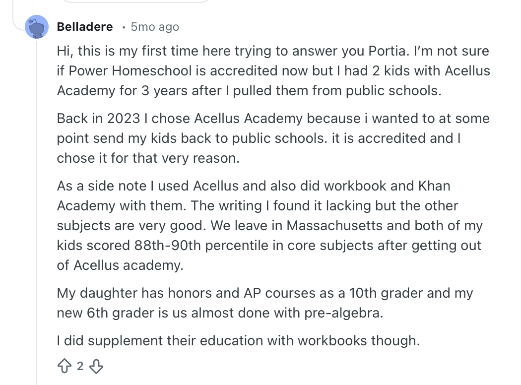 Power Homeschool reviews