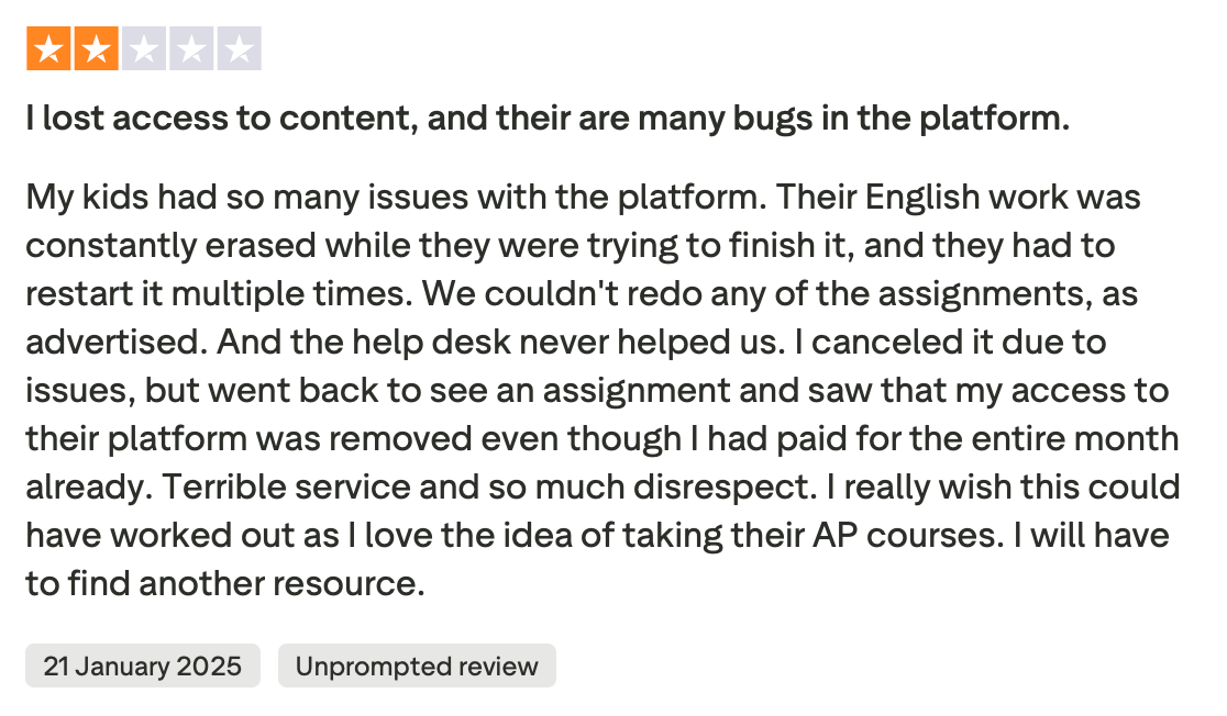 Acellus Academy reviews