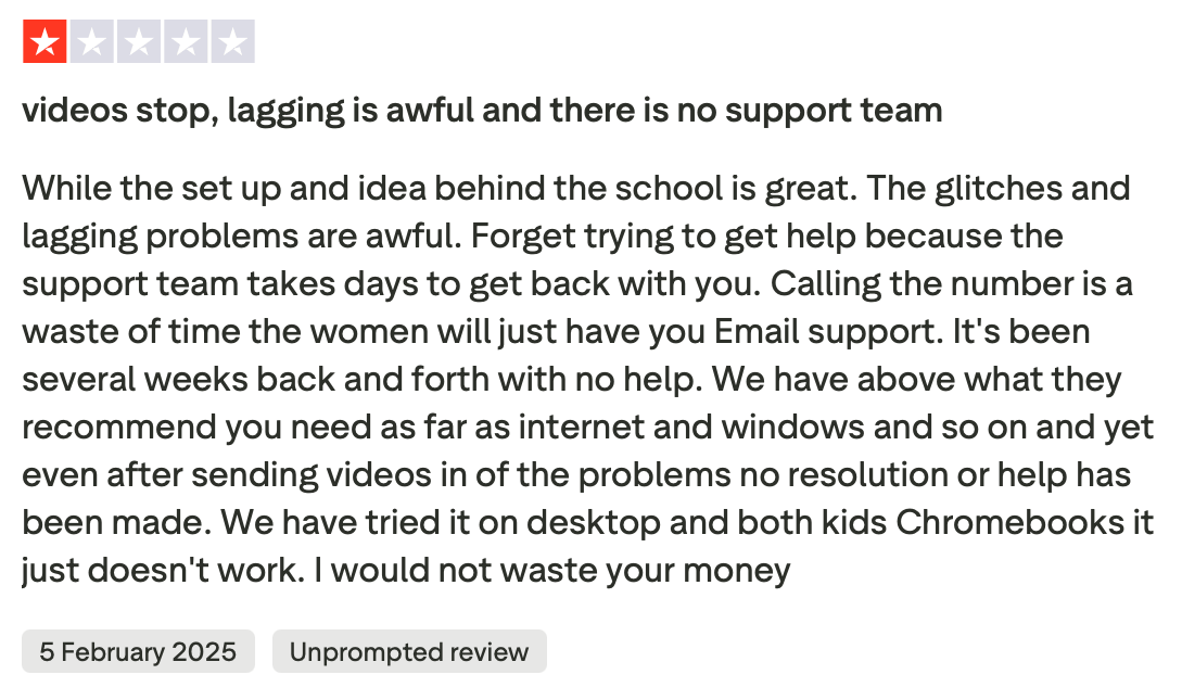 Power Homeschool vs Acellus Reddit & Trustpilot reviews