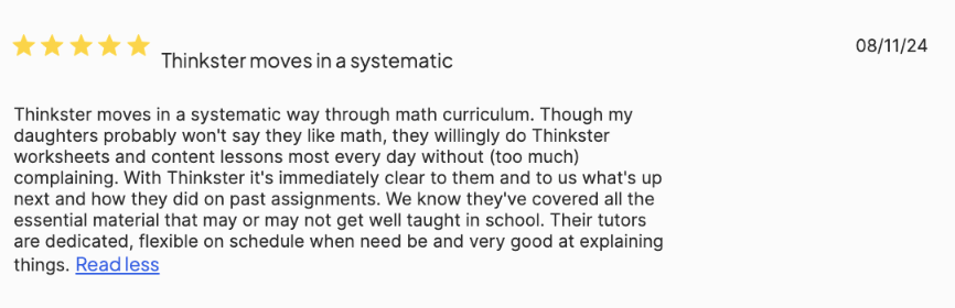 What are the pros and cons of Thinkster Math?