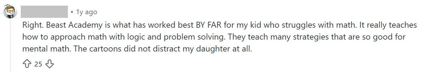 Beast Academy Reviews on Learning Outcomes
