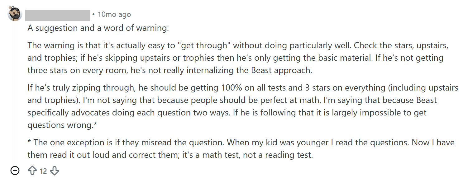 Common Complaints About Beast Academy