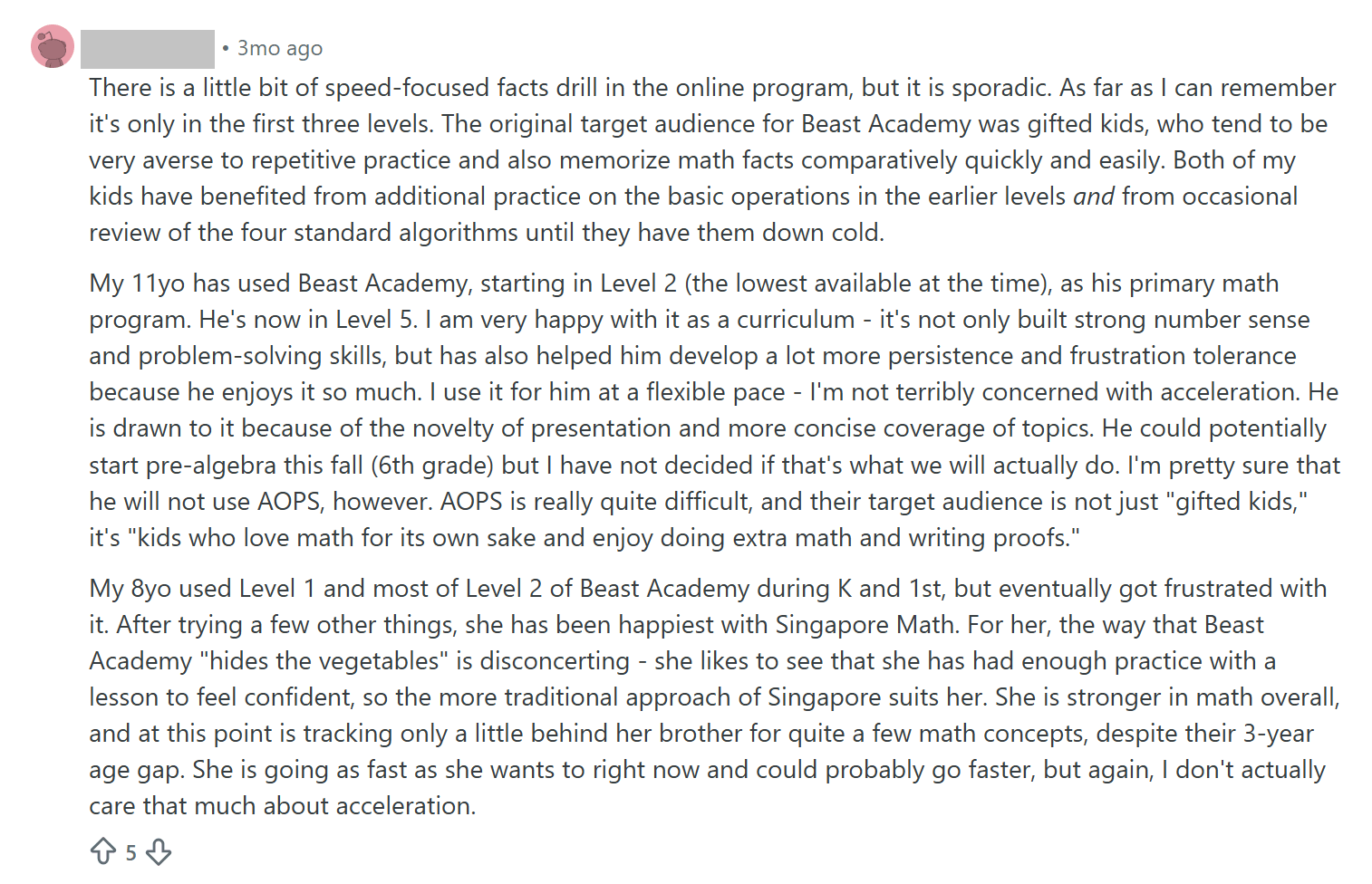 Unique Curriculum