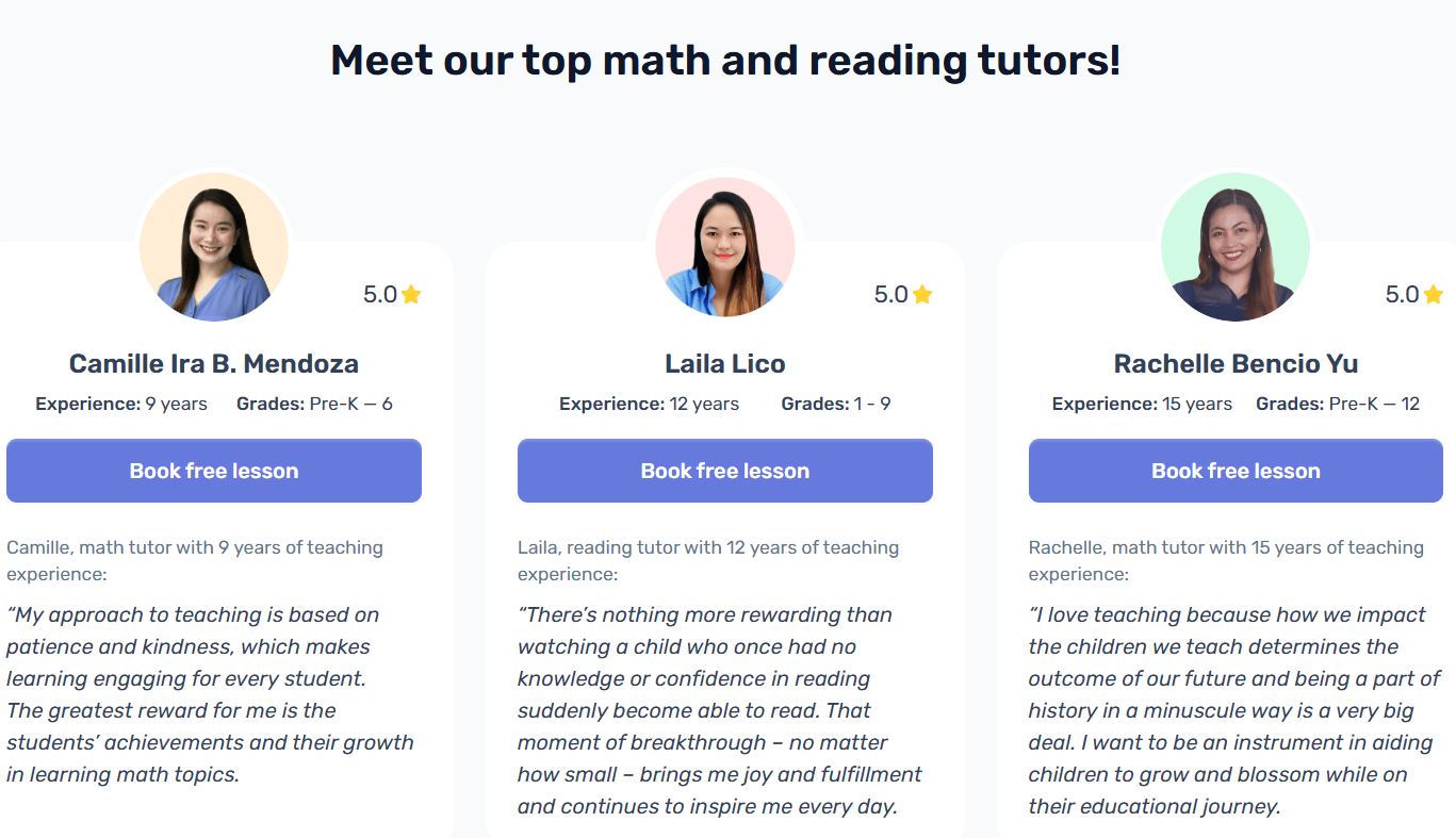 Personalized learning with supportive tutors