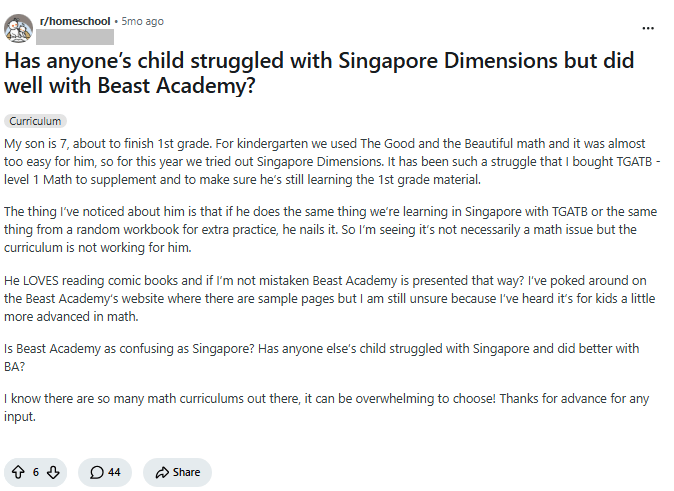 Measuring Singapore Math’s Impact on Learning