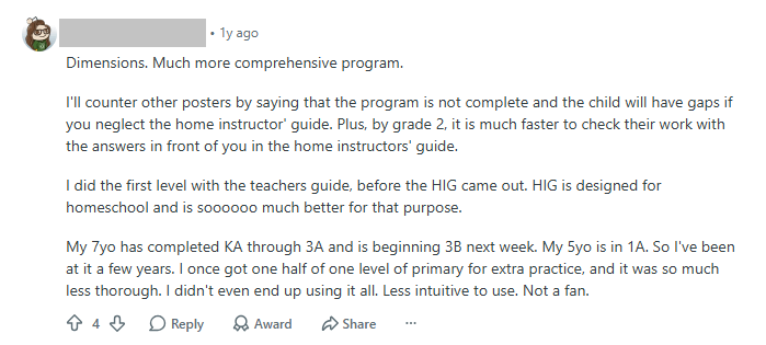 Singapore Math Cons